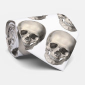 ヴィンテージヒト解剖学スカル、ハロウィーン骨格 ネクタイ (ロール)