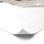 ヴィンテージヒト解剖学スカル、ハロウィーン骨格 ポスター (角)