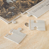 ヴィンテージヒマラヤからのインドの地図 ジグソーパズル (側面)