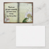 ヴィンテージヒマワリサンキューカード ノートカード (正面/裏面)