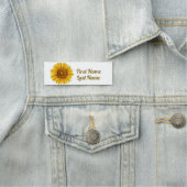 ヴィンテージヒマワリハッピーフラワー 名札 (インサイチュ)