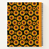 ヴィンテージヒマワリ組成 ノートブック (裏面)