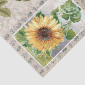 ヴィンテージヒマワリ蝶シードパケットEphemera 薄葉紙 (詳細)