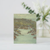 ヴィンテージヒメコンドル湾図（1907年） ポストカード (スタンド正面)