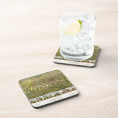 ヴィンテージヒューストンテキサス州の地図（1891年） コースター (右側)