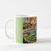 ヴィンテージヒューストンテキサス州はがき コーヒーマグカップ (左)