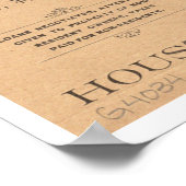 ヴィンテージヒューストンテキサス州鉄道地図(1890) ポスター (角)