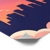 ヴィンテージヒューストン宇宙シティ ポスター (角)