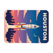 ヴィンテージヒューストン宇宙シティ マグネット (横)