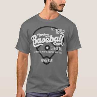 ヴィンテージヒューストン野球Est 1962ベースボールファン Tシャツ