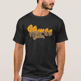 ヴィンテージヒョウナース日感謝ナース週 Tシャツ