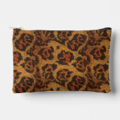 ヴィンテージヒョウ印刷 アクセサリーポーチ (正面)