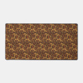 ヴィンテージヒョウ印刷 デスクマット (正面)