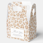 ヴィンテージヒョウ柄ジャングル誕生日またはシャワー フェイバーボックス (オープン)