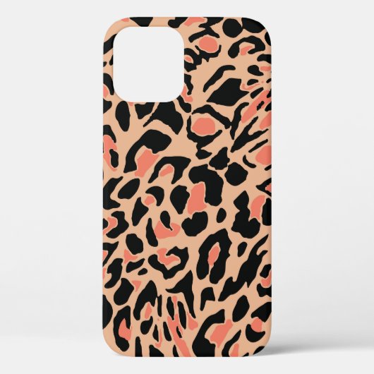ヴィンテージヒョウ柄デザイン Case-Mate iPhoneケース (裏面)