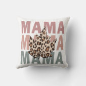 ヴィンテージヒョウ母かわい最高の母記念日 クッション (裏面)