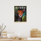 ヴィンテージヒョウ ポスター (キッチン)