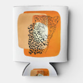 ヴィンテージヒョウ 缶クーラー (正面)