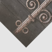 ヴィンテージヒンジ付きドアの切り離し 薄葉紙 (詳細)