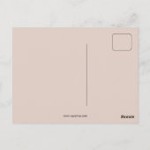 ヴィンテージヒンデンブルク、装飾、サイン ポストカード (裏面)