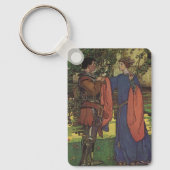 ヴィンテージヒーロープリンスナイト輝くアーマープリンセス キーホルダー (正面)