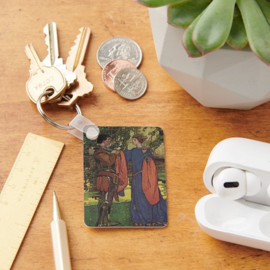 ヴィンテージヒーロープリンスナイト輝くアーマープリンセス キーホルダー (デスク)