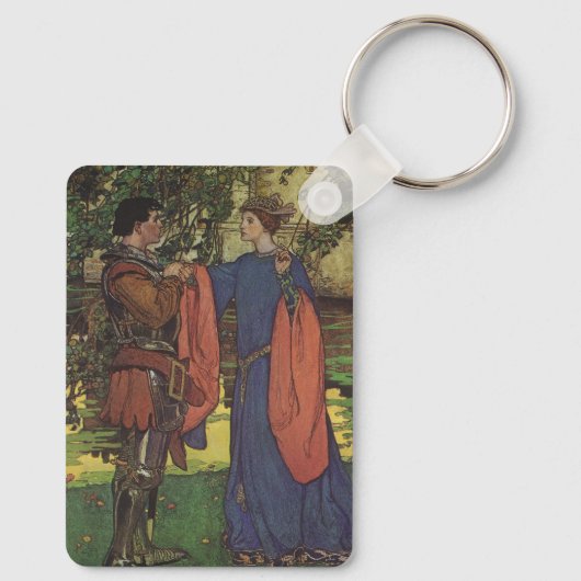 ヴィンテージヒーロープリンスナイト輝くアーマープリンセス キーホルダー (裏面)