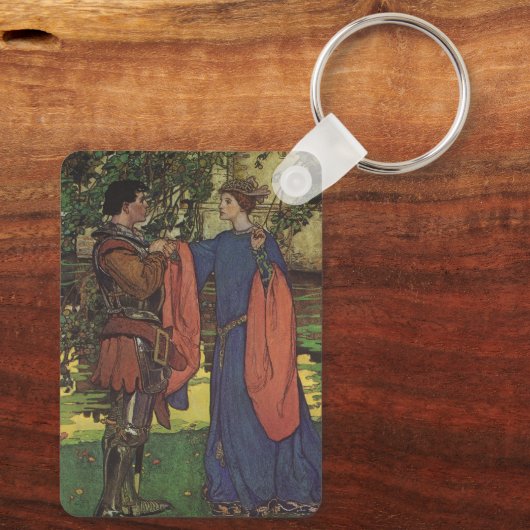 ヴィンテージヒーロープリンスナイト輝くアーマープリンセス キーホルダー (裏面)