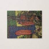 ヴィンテージヒーロープリンスナイト輝くアーマープリンセス ジグソーパズル (横)