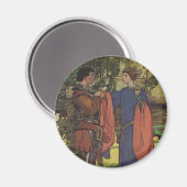 ヴィンテージヒーロープリンスナイト輝くアーマープリンセス マグネット (正面/裏面)