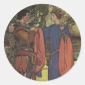 ヴィンテージヒーロープリンスナイト輝くアーマープリンセス ラウンドシール (正面)