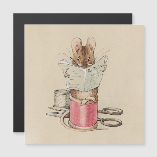 ヴィンテージビアトリックスポッターの仕立てグロスターマウス (正面/裏面)