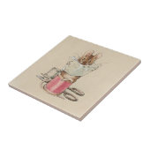 ヴィンテージビアトリックスポッターの仕立てグロスターマウス タイル (側面)