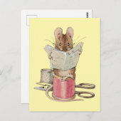 ヴィンテージビアトリックスポッターの仕立てグロスターマウス ポストカード (正面/裏面)