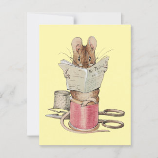 ヴィンテージビアトリックスポッターの仕立てグロスターマウス ポストカード