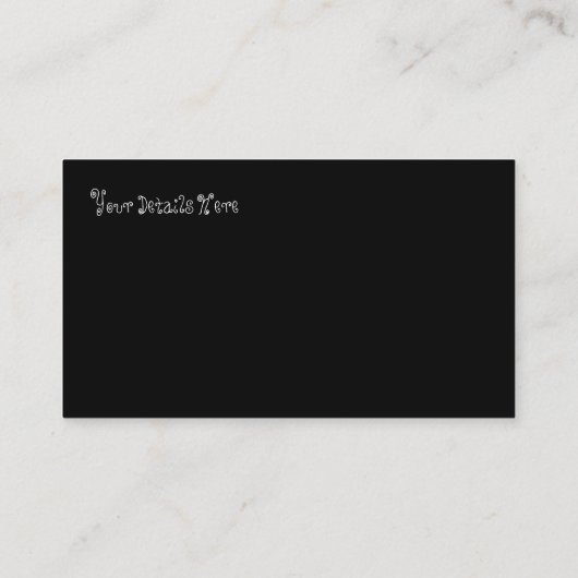 ヴィンテージビアトリックスポッターの仕立てグロスターマウス 名刺 (裏面)