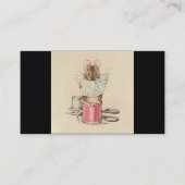 ヴィンテージビアトリックスポッターの仕立てグロスターマウス 名刺 (正面)