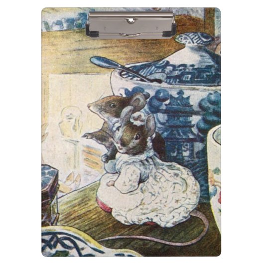 ヴィンテージビアトリックスポッターネズミテーラーオブグロスター クリップボード (正面)