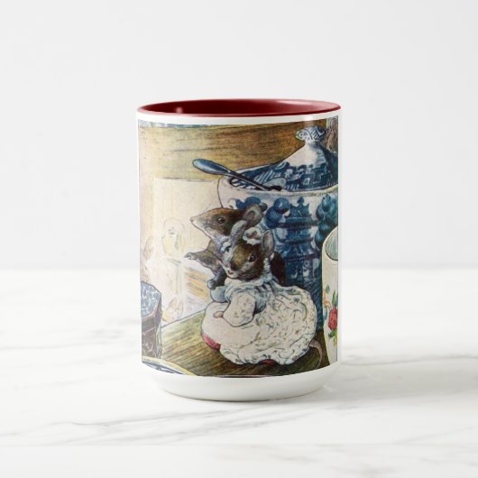 ヴィンテージビアトリックスポッターネズミテーラーオブグロスター マグカップ (中央)