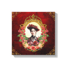 ヴィンテージビクトリアバラレディーインレッド