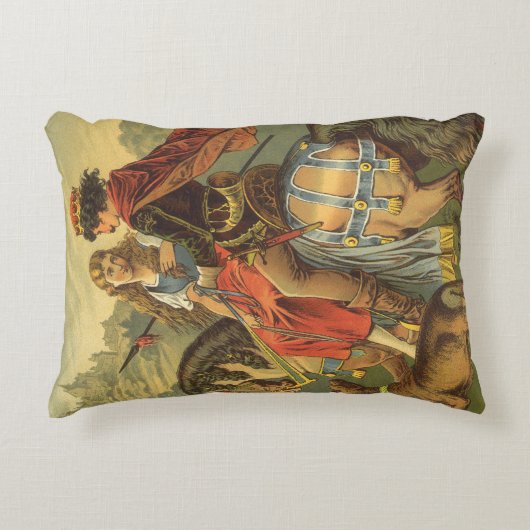 ヴィンテージビクトリアンおとぎ話 アクセントクッション (正面)