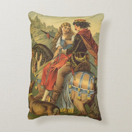 ヴィンテージビクトリアンおとぎ話 アクセントクッション (裏面(縦))