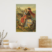 ヴィンテージビクトリアンおとぎ話 ポスター (キッチン)