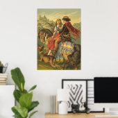 ヴィンテージビクトリアンおとぎ話 ポスター (ホームオフィス)