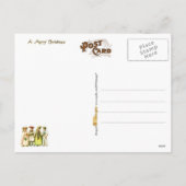 ヴィンテージビクトリアンからのクリスマスの挨拶 シーズンポストカード (裏面)