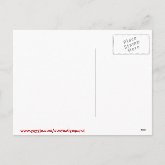 ヴィンテージビクトリアンからバレンタインデー シーズンポストカード (裏面)