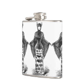 ヴィンテージビクトリアンこうもり フラスク (左)