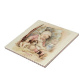 ヴィンテージビクトリアンと子のタイル タイル (側面)