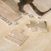 ヴィンテージビクトリアンな猫の子ネコのバレンタインデー ジグソーパズル (側面)