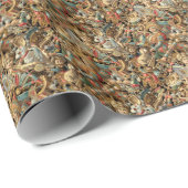 ヴィンテージビクトリアンのおもちゃパターン ラッピングペーパー (ロールコーナー)